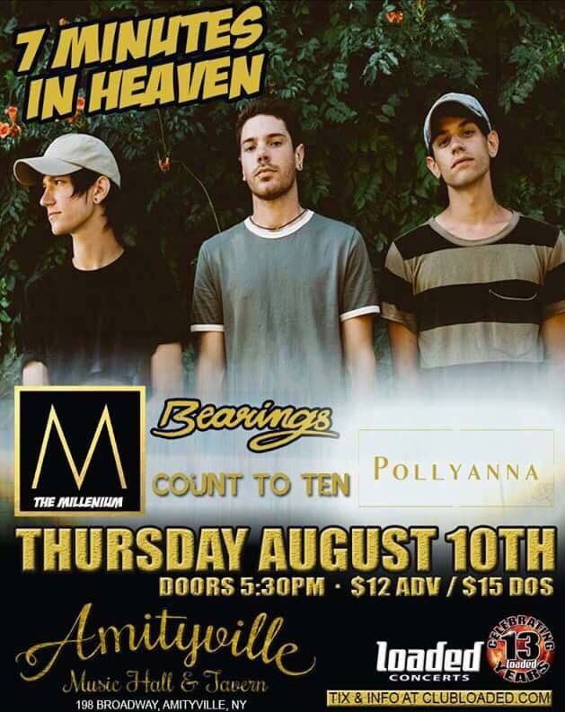 CountToTenMusic's tweet image. Thursday, August 10th we'll be at AMH W/ @7MIHband @TheMilleniumWI and more! These guys put on great shows, gonna be a good one!