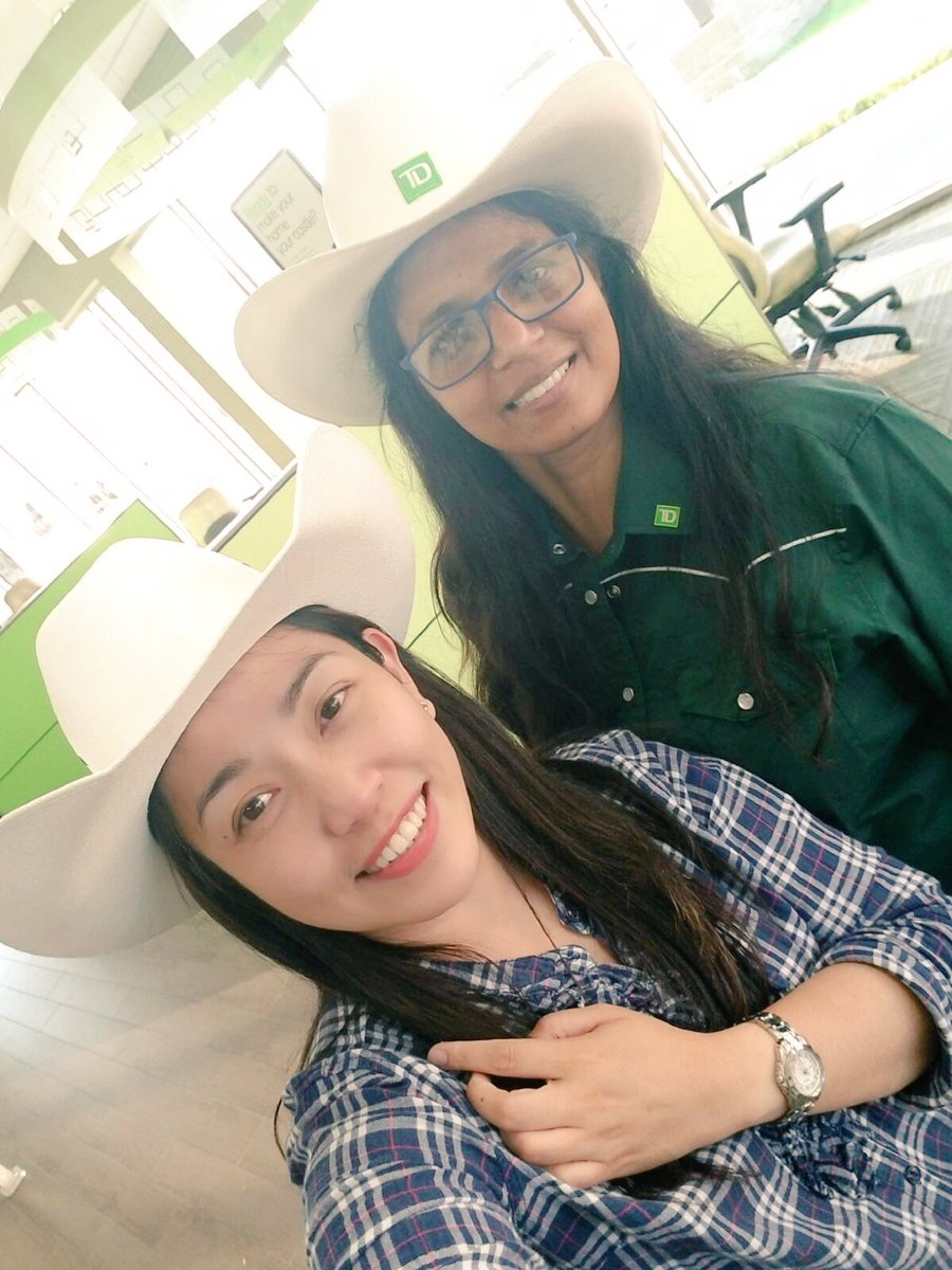 Team 293 Rocking the western wear!! #stampede17 #tdct293 #TDThanksyou