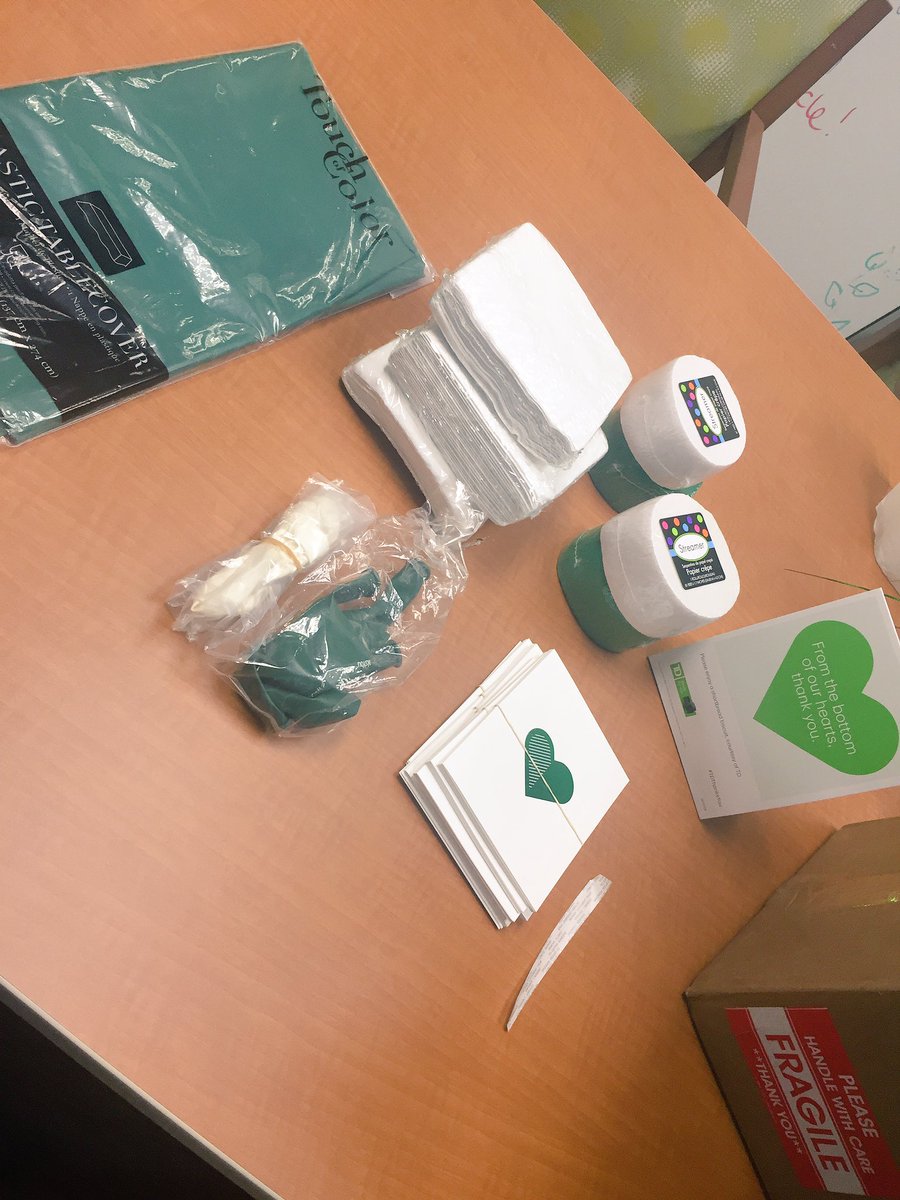 Getting all set up for Customer Appreciation Day on this rainy Tuesday!! #TDThanksyou