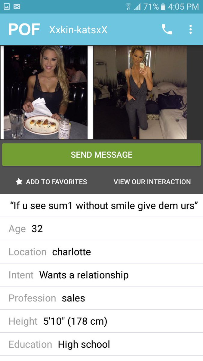 List pof catfish POF Search: