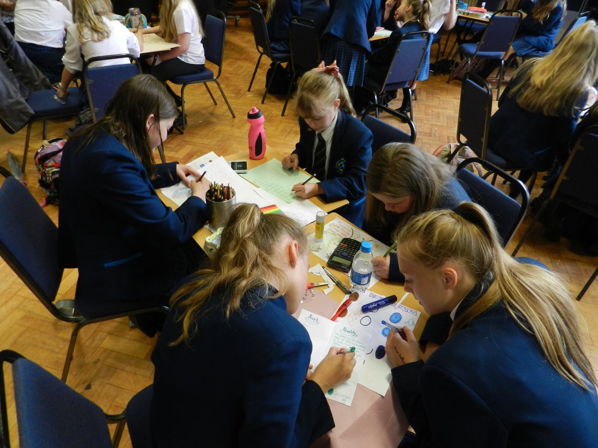 SandhighBiz's tweet photo. Yr7 Enterprise Day today - branding eggs and pitching to #Tesco #Lidl #Booths #Waitrose to make the most profit. #profiteggtravaganza  🤣 https://t.co/3mAmGmWyi4