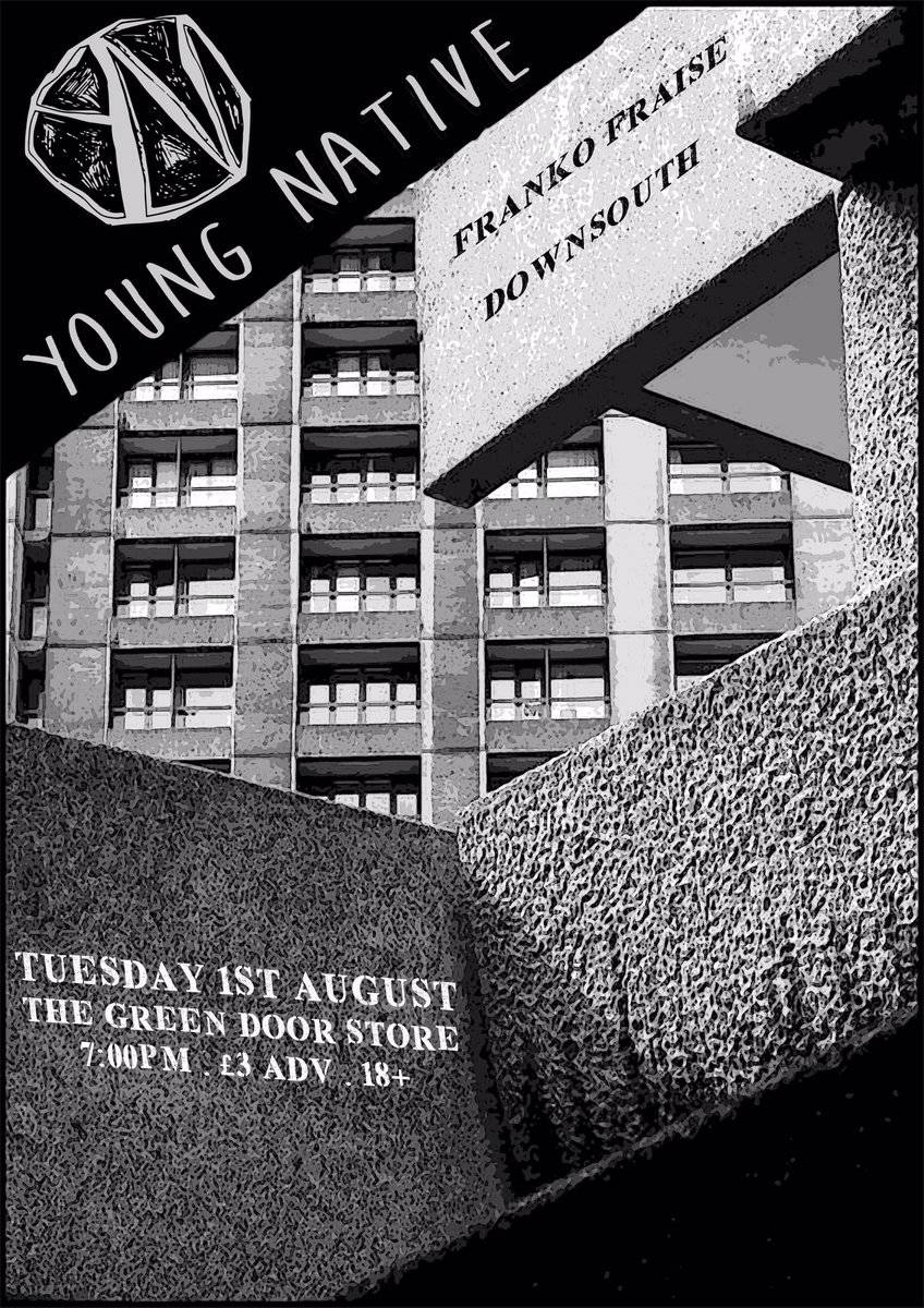 YoungNativeLdn's tweet photo. BRIGHTON we play @greendoorstore with @frankofraize 1st August.Gonna be lively #brighton #greendoorstore #youngnative #frankofraize https://t.co/MGYdAhrzqA