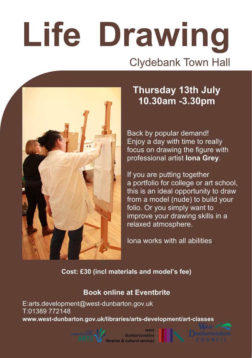 Back by popular demand! Enjoy a day to really focus on drawing the figure with professional artist Iona Grey

goo.gl/g53pQ2