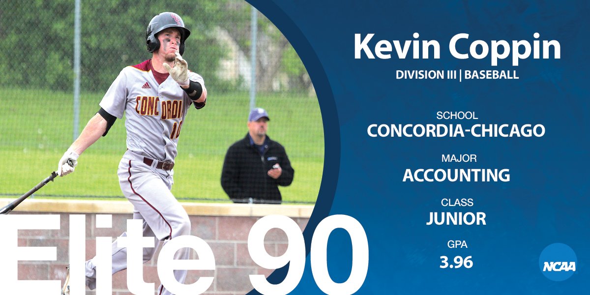 CUChicagoSports's tweet photo. VOTE for @CUCbaseball's Kevin Coppin in the Elite 90 fan favorite contest!!!! https://t.co/PqiOmij24W. @CUChicago @CUC_Life #d3b https://t.co/t4dUsuAezU
