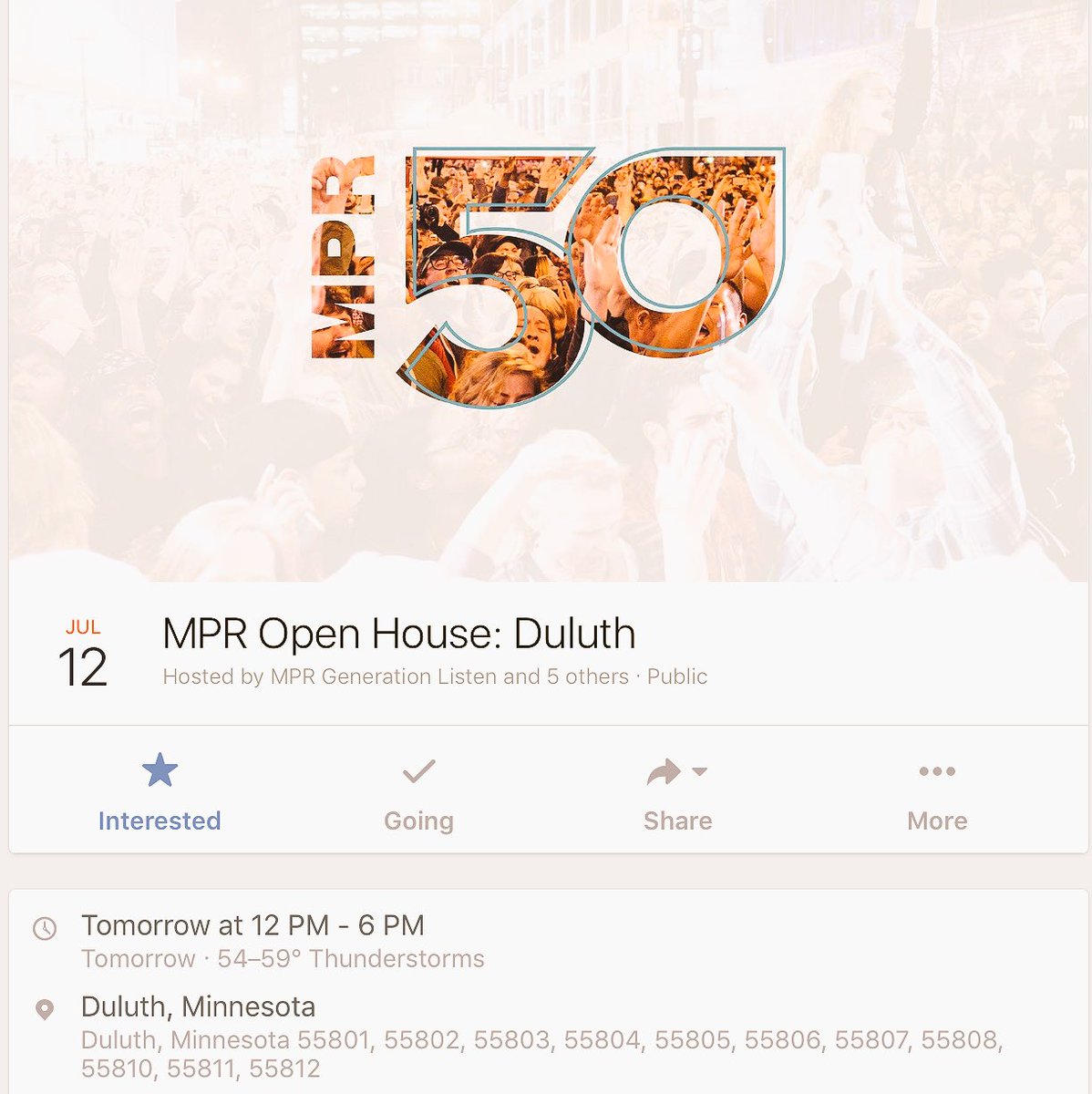 Tomorrow 12-6 <a href="/MPRnews/">MPR News</a> <a href="/MPR/">MPR</a> 306 west superior st. Duluth studio! #sidewalkdays #duluthmn #twinports #duluth #duluthnow #mpr