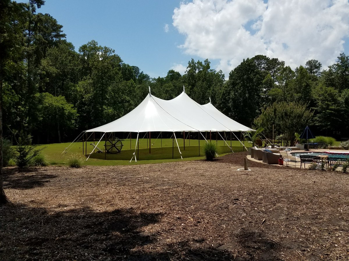 Weddings and Aurora tents go hand in hand. Order in July, receive a 10% discount. #anchortents #weddingtents #sailclothstyle