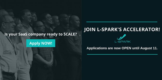 Be sure to submit your #SaaS #startup to <a href="/LSPARKGlobal/">L-SPARK</a> Accelerator program! There is only 1 MONTH left to apply! l-spark.com/accelerator/ap…