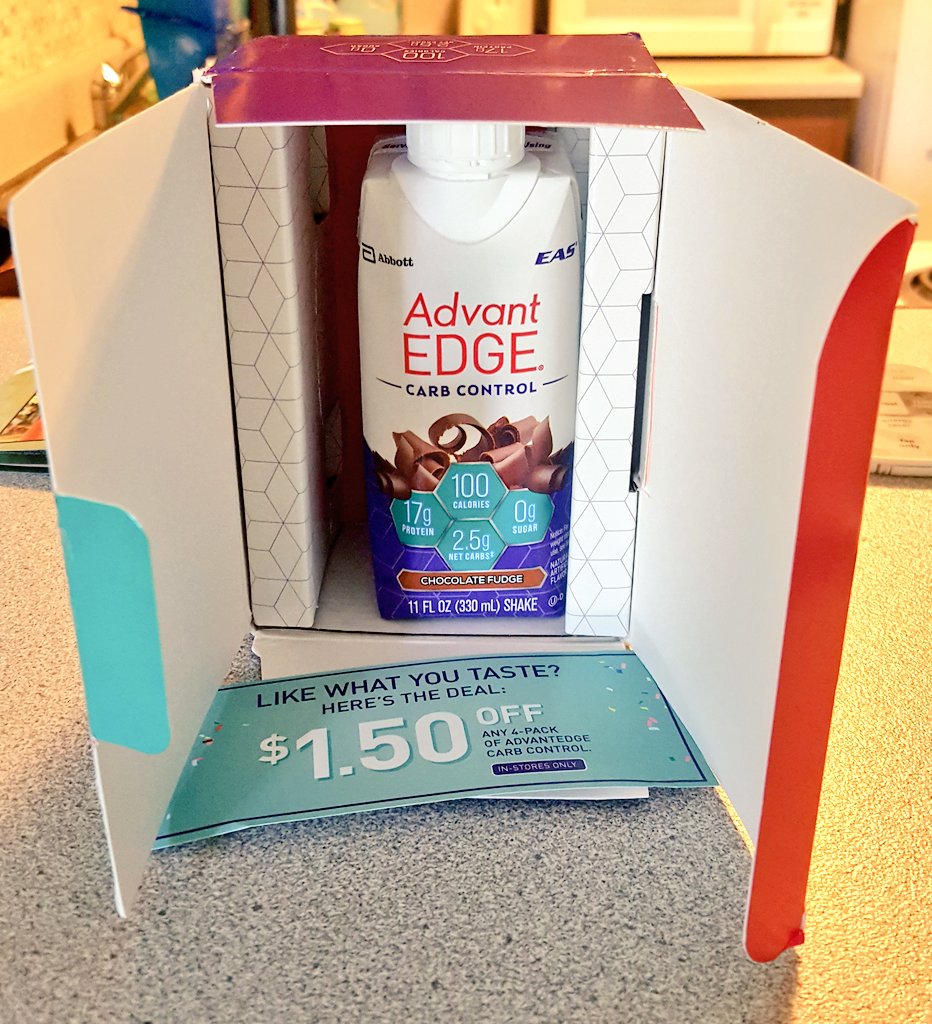 Lil_Mis_Saver's tweet image. #AdvantEdge #carbcontrol #eas #freebie #coupon #chocolatefudge 😋