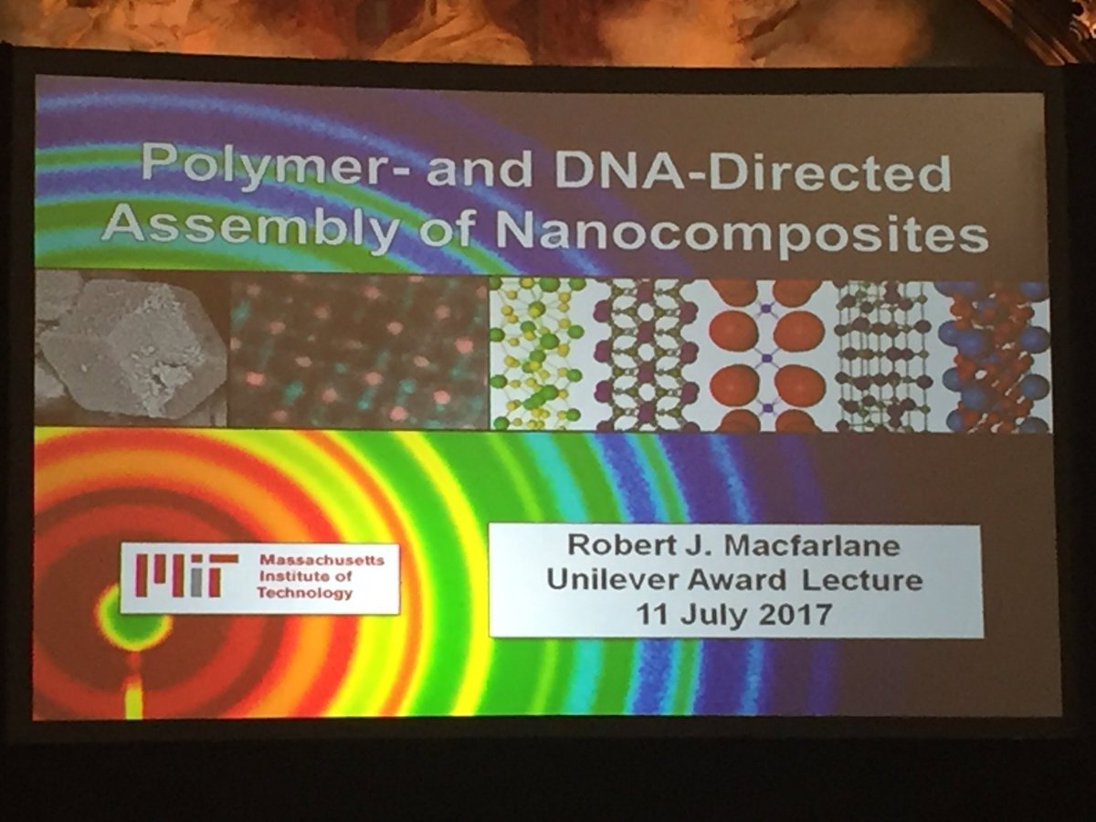 perrys_lab's tweet image. Excited about the @Unilever Award Lecture by Robert Macfarlane at the #ACSColloids Meeting!