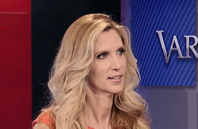 Mediaite's tweet photo. Ann Coulter Slams ‘Republican Obstructionism’: They ‘Hate Trump Every Bit as Much as MSNBC Does’ https://t.co/U4Jq1AAnyH https://t.co/d0uZoAZv00