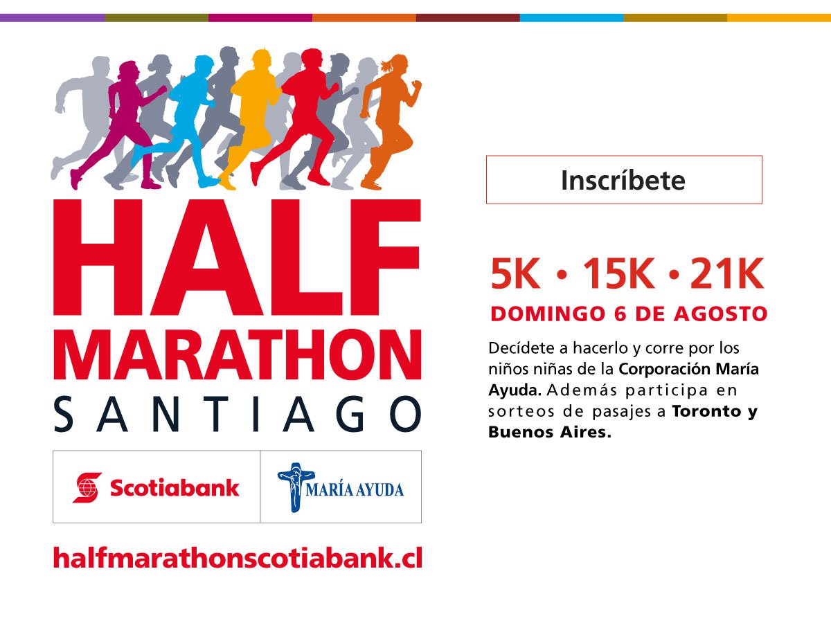 5, 15 y 21 k son las categorías en las que puedes correr por los niños y niñas de María Ayuda #Ayudareslameta goo.gl/4ogmUQ