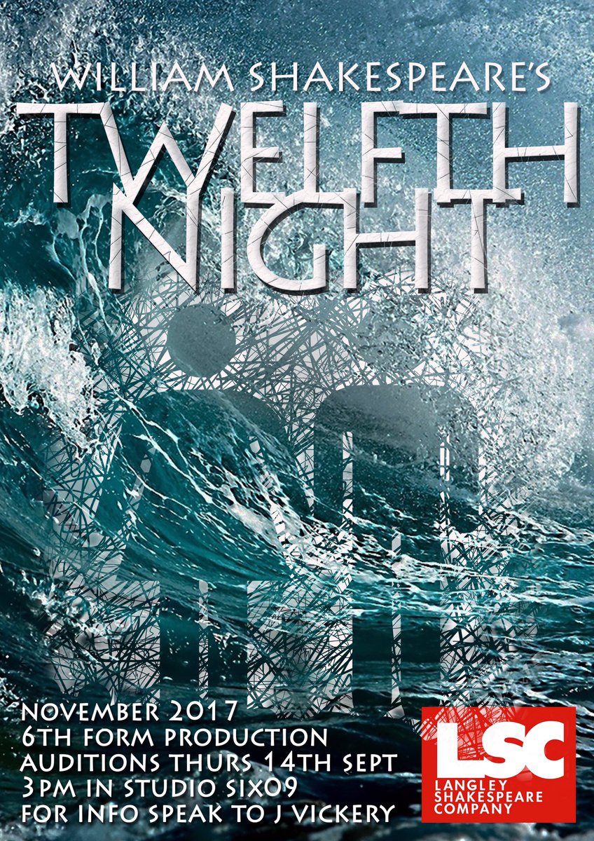 Very excited about the upper school play in November!! Auditions open to all sixth formers 🚺🚹