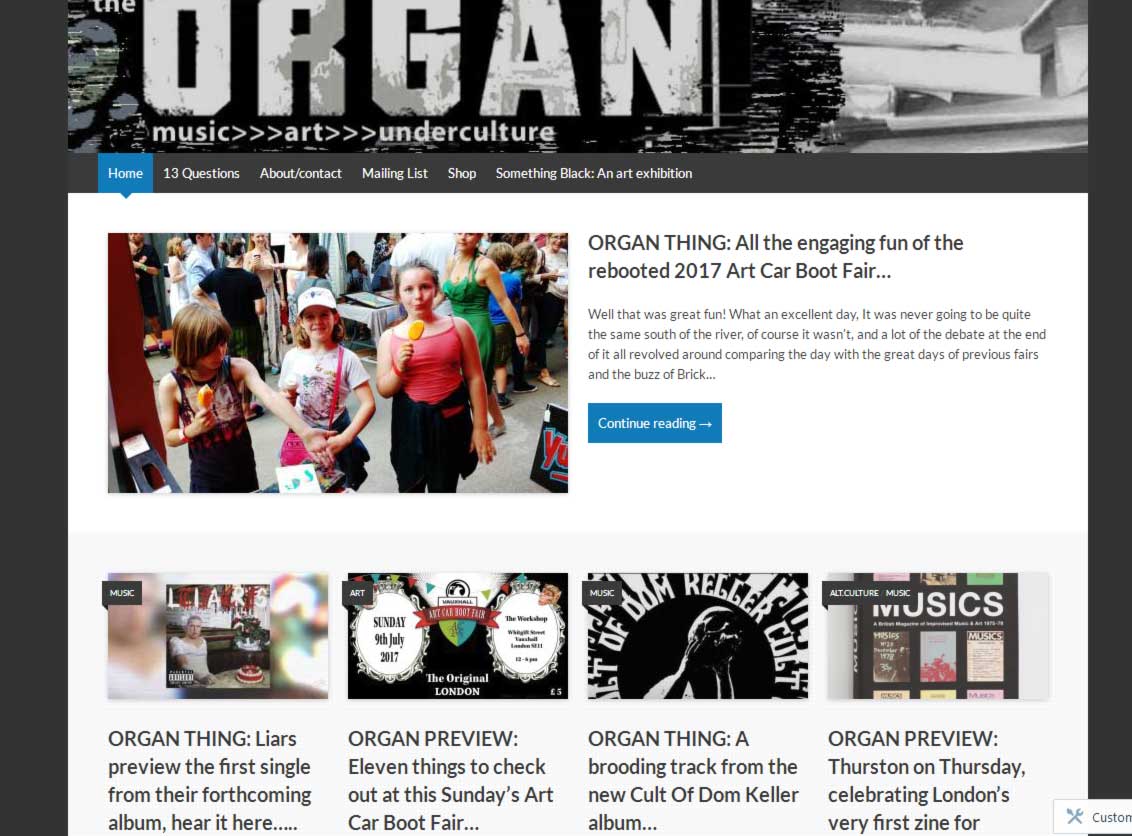 OrganMagazine's tweet photo. ORGAN THING: All the engaging fun of the rebooted 2017 Art Car Boot Fair... https://t.co/1jp41NqS6q #VACBF @artcarbootfair #artcarbootfair https://t.co/F4lSOWEopk