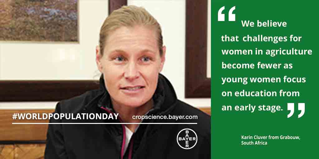 Education is key! Learn how farmer Karin has been driving #AG education since 1957 #worldpopulationday #womeninag

ow.ly/lGFm30dxIj2