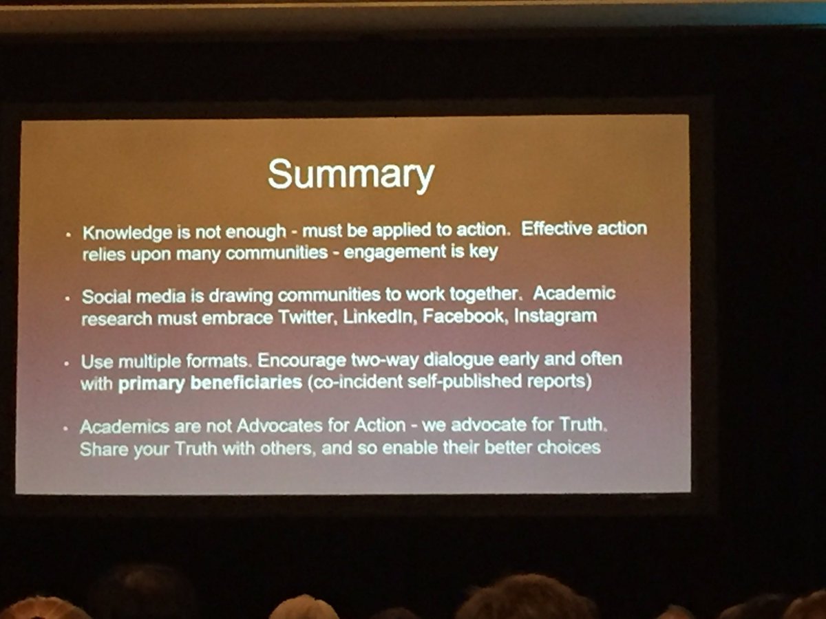 Continued focus on communication as key to bridging research and practice. #HazWS