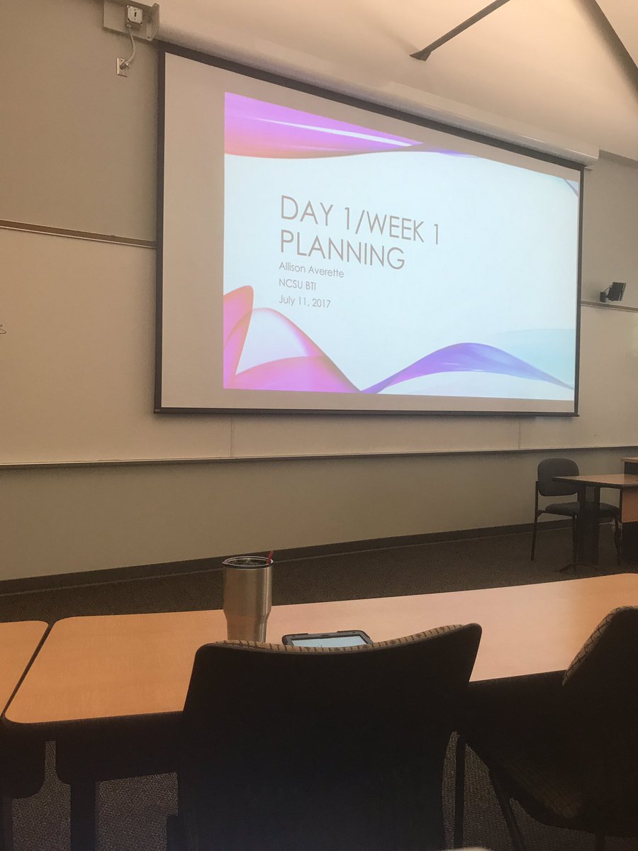 Ms_Cashwell's tweet photo. Finally at the session I was most looking forward to! #ncsubti https://t.co/o73RKfxun0