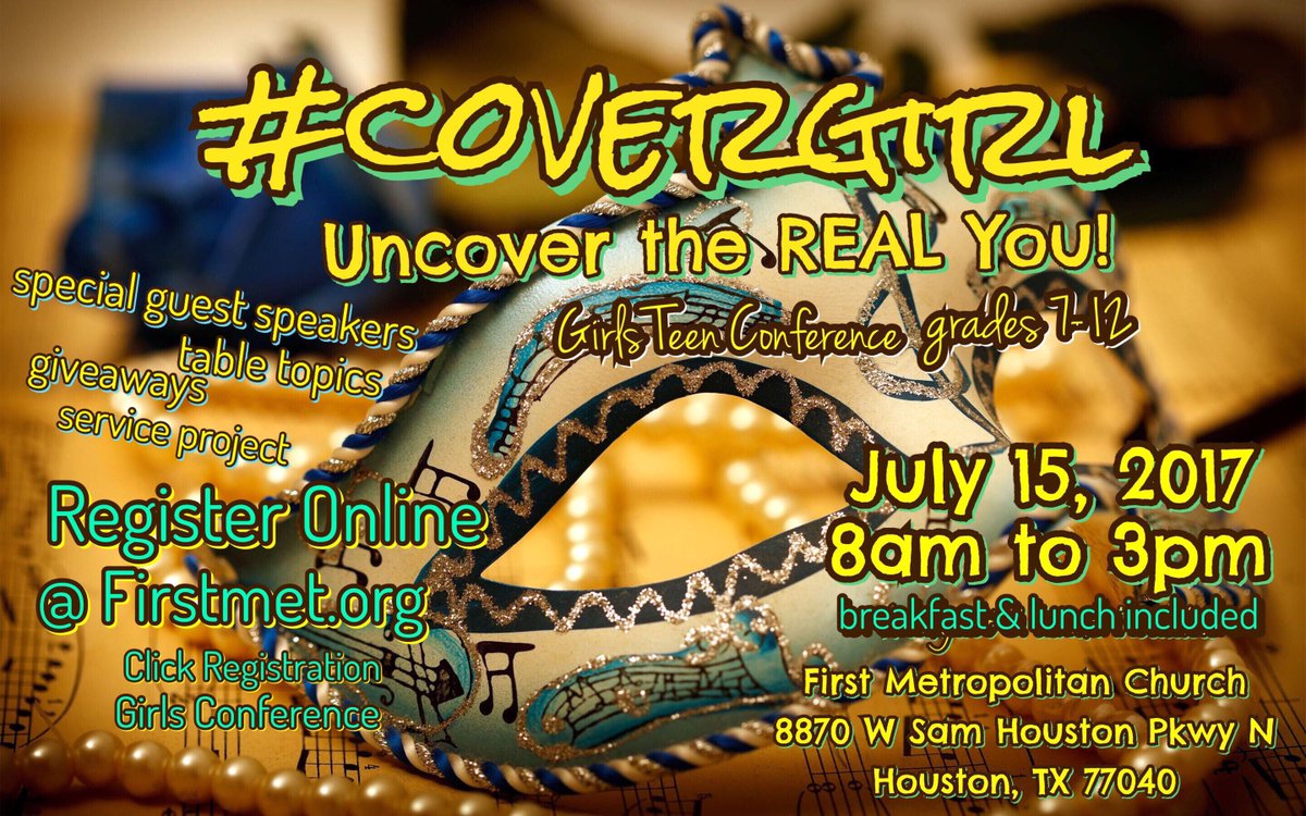 firstmetteens's tweet photo. @ItsGabbysWorld See you at CoverGirl!  Bring a Friend! #unleashthemask #WAFJ17 #covergirl https://t.co/z4HBXuisKB