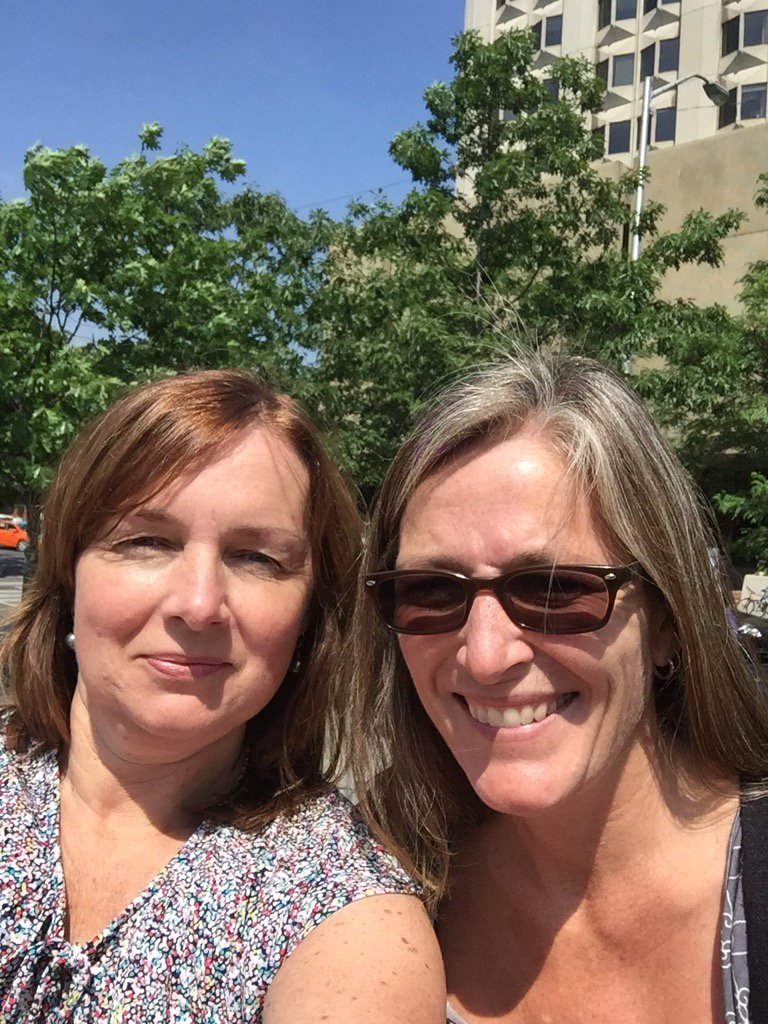 Hanging out with my #OISE_PQP partner today! Planning 2 facilitate PQP1 this winter! #togetherwecan @MsKJensen_GAB_P