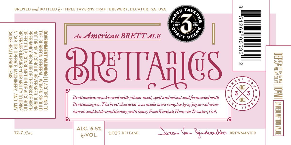 BeerSTJournal's tweet image. Over a year of fermenting &amp;amp; red wine barrel-aging comes @ThreeTaverns 'Brettanicus' this weekend bsj.me/4zx