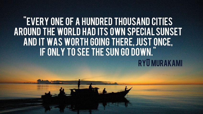 How frequently do you make time to watch sunset? #travel #ttot #travelmassive #quote