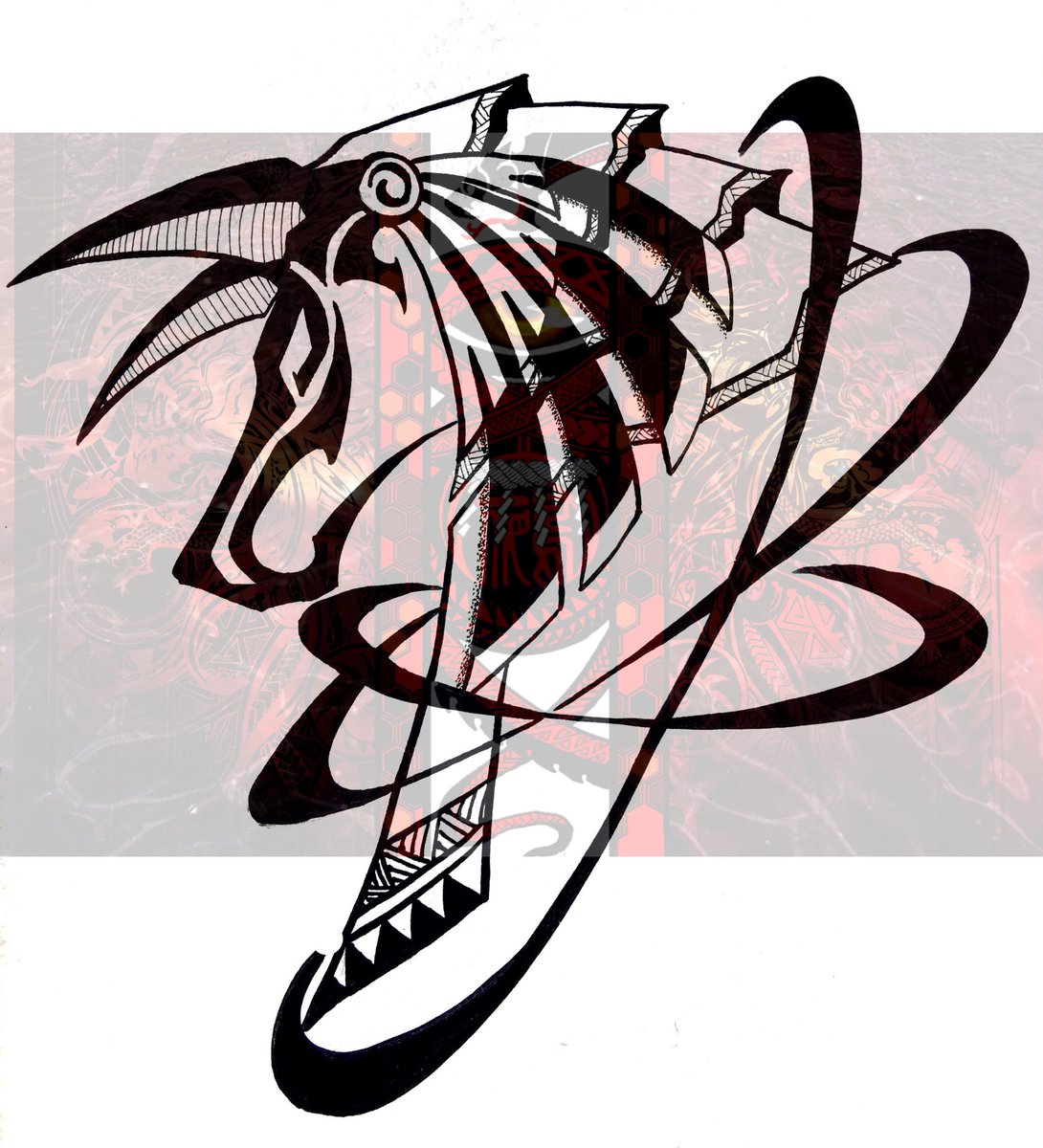 鵺右衛門 ご依頼受付中 Na Twitterze アヌビス神 Tattoo タトゥー Tribal トライバル 鵺右衛門 Nuemon お仕事募集