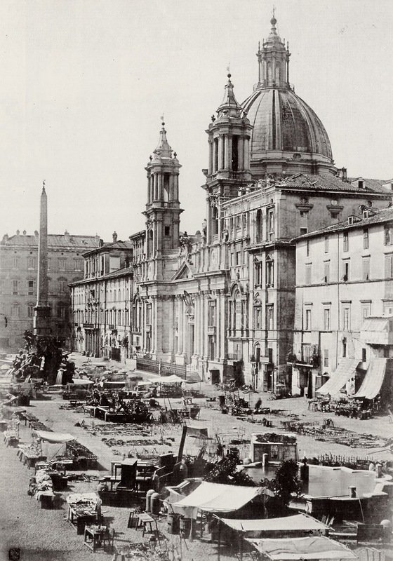 plarioorg's tweet photo. 1860, #Piazza #Navona, #Rome, #Italy https://t.co/73i54Z5ul2