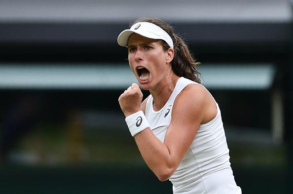 AND SHE'S DONE IT!!!!

🇬🇧's <a href="/JoKonta91/">Johanna Konta</a> keeps making history - into the #Wimbledon semi-finals after 6-7, 7-6 6-4 win over 🇷🇴's Simona Halep.
