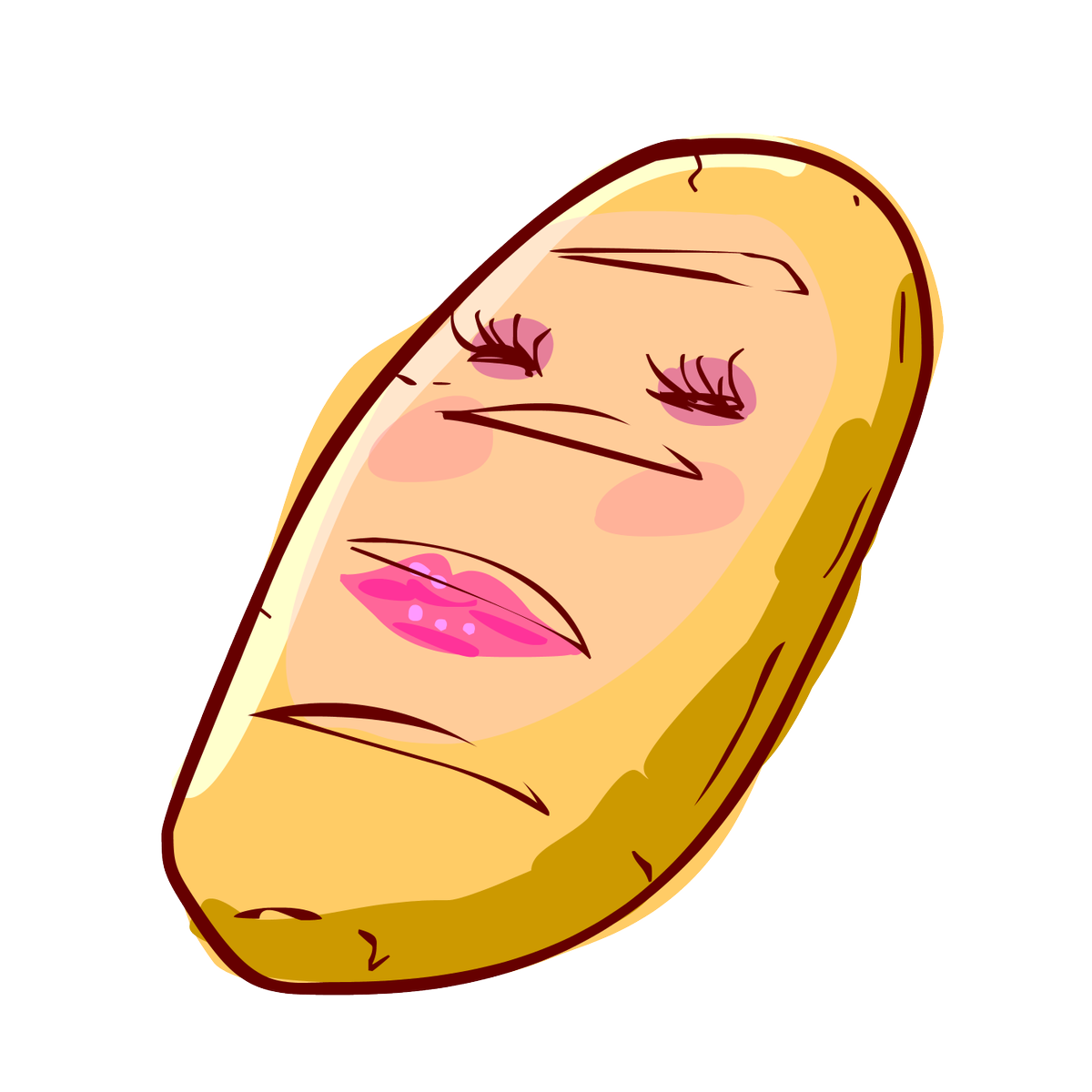 swajner's tweet photo. So, yeah... Bread with makeup. You will thank me later. :) #art #fart #bread #ireallyneedtosleep #buttheideasthough https://t.co/Nm48TYDq2w