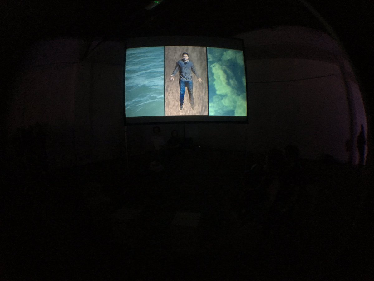 futurecraftr's tweet photo. Virtual body as a scuptural video projection: "The Fountains". Data meets environment issue in
@agile_iot #IoT #TOA17 @TOAberlin https://t.co/nis91gaAyf