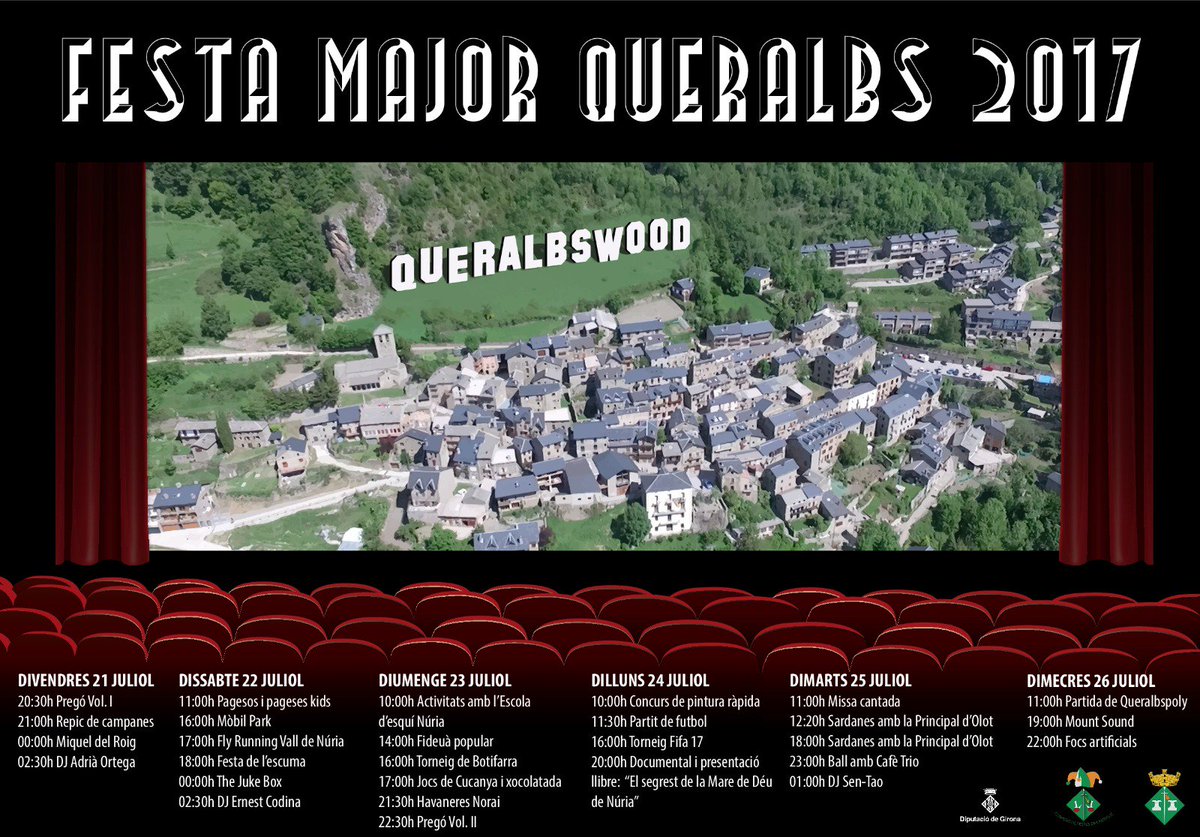 Com el govern, hem trigat una mica però: ja tenim DATES i HORES! Programa de Festa Major 2017!! Hi esteu tots convidats!!!
