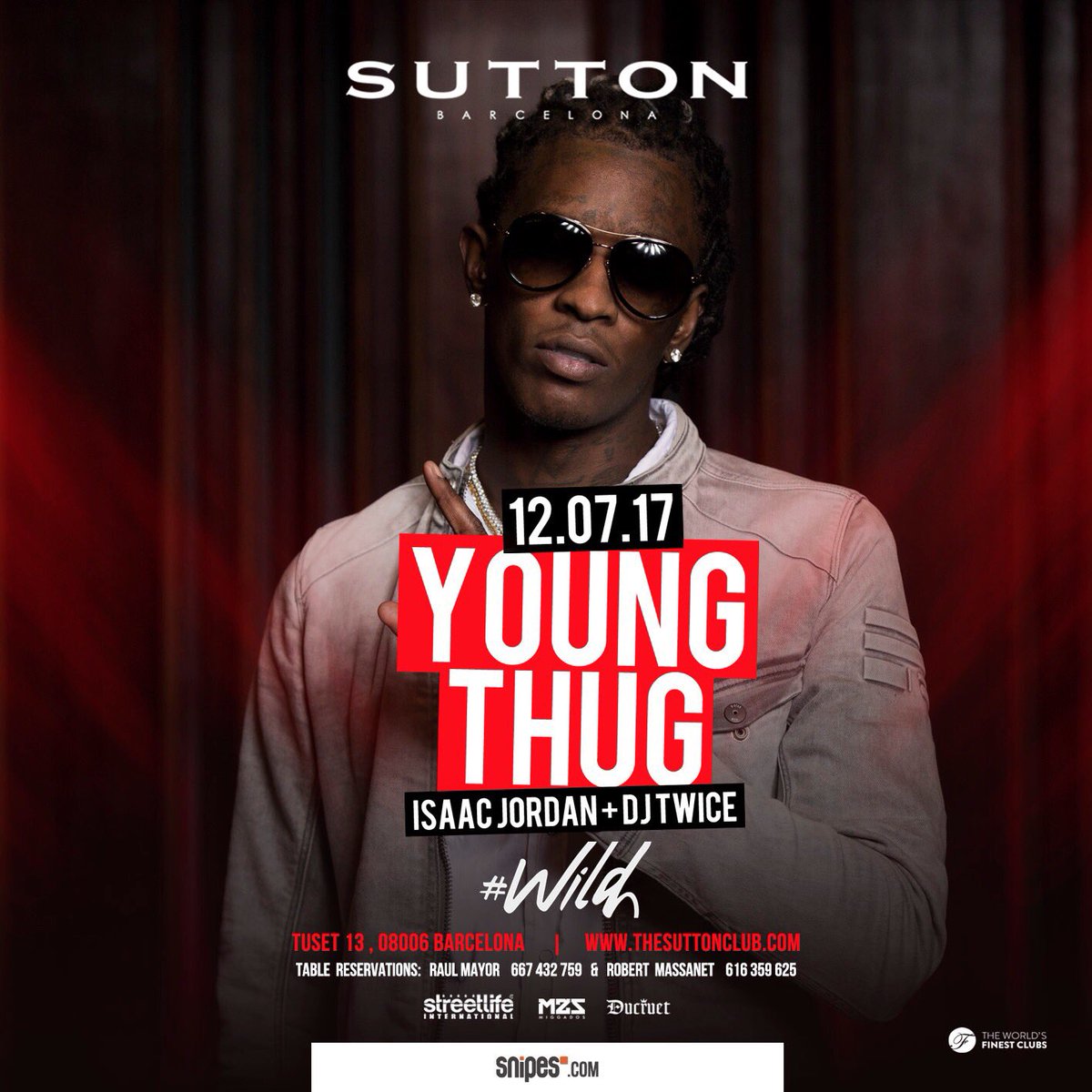 Tomorrow <a href="/youngthug/">Young Thug  ひ</a> at <a href="/SuttonClubBCN/">Sutton Club</a>, last tickets on sale at thesuttonclub.com