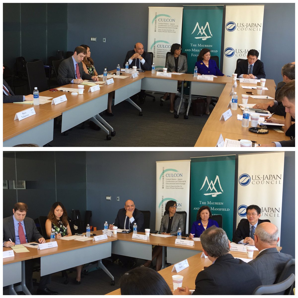 J_USFC's tweet photo. We're discussing #LegislativeExchange wt colleagues @MansfieldFDN @JCIE_org @JapanEmbDC @CongStudyGroups @SasakawaUSA @USJC @USCULCONPanel https://t.co/cfl6g203ms
