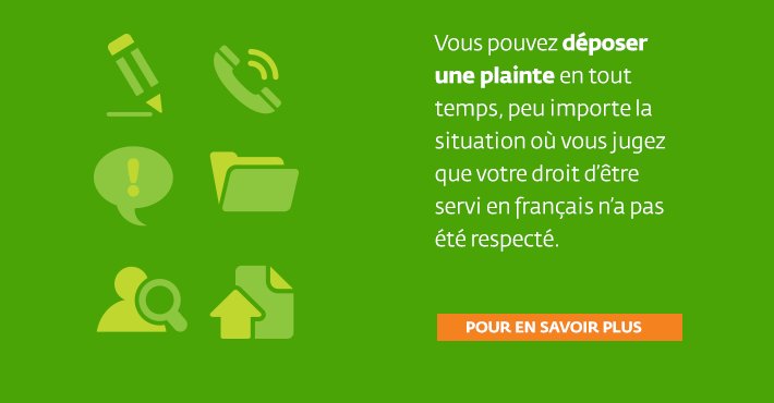 2019AICL's tweet photo. Vous ne savez pas comment faire une plainte ? Notre site web à toutes les infos : https://t.co/izIf6RzG2l #ServicesFR #Icipourvous #ONfr https://t.co/BLklbr9IK7
