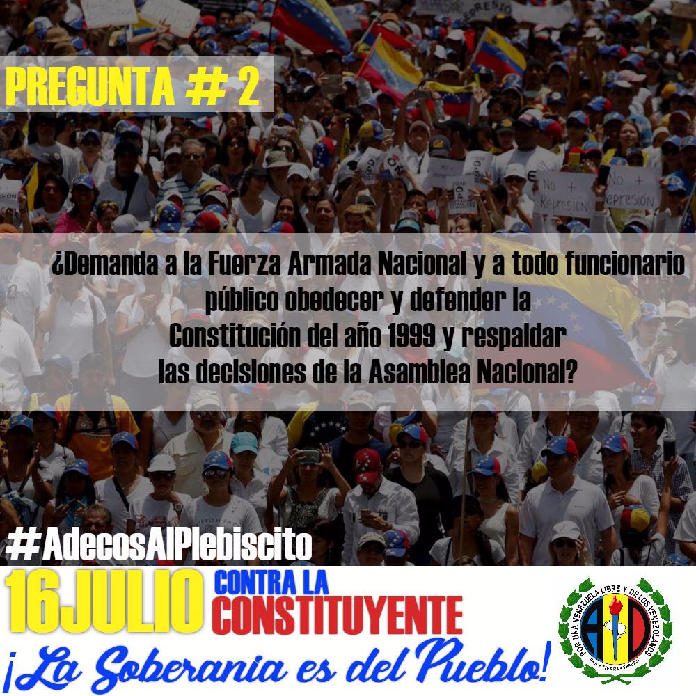 rubenlimas's tweet photo. Estas son las preguntas de la Consulta Popular del 16J.  Ya nosotros decidimos y seguiremos adelante hasta lograr el cambio en nuestro país. https://t.co/ee0rB5Rmho