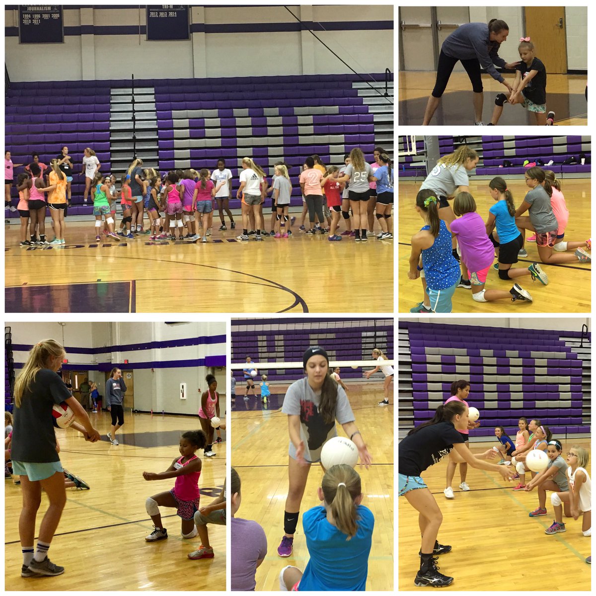 CoachSwatek's tweet photo. 2nd day of camp is today - yippee! We had a great camp yesterday with 131 campers working hard &amp; playing some great VB! #FutureLooksBright 😎 https://t.co/htqXjAmCcz