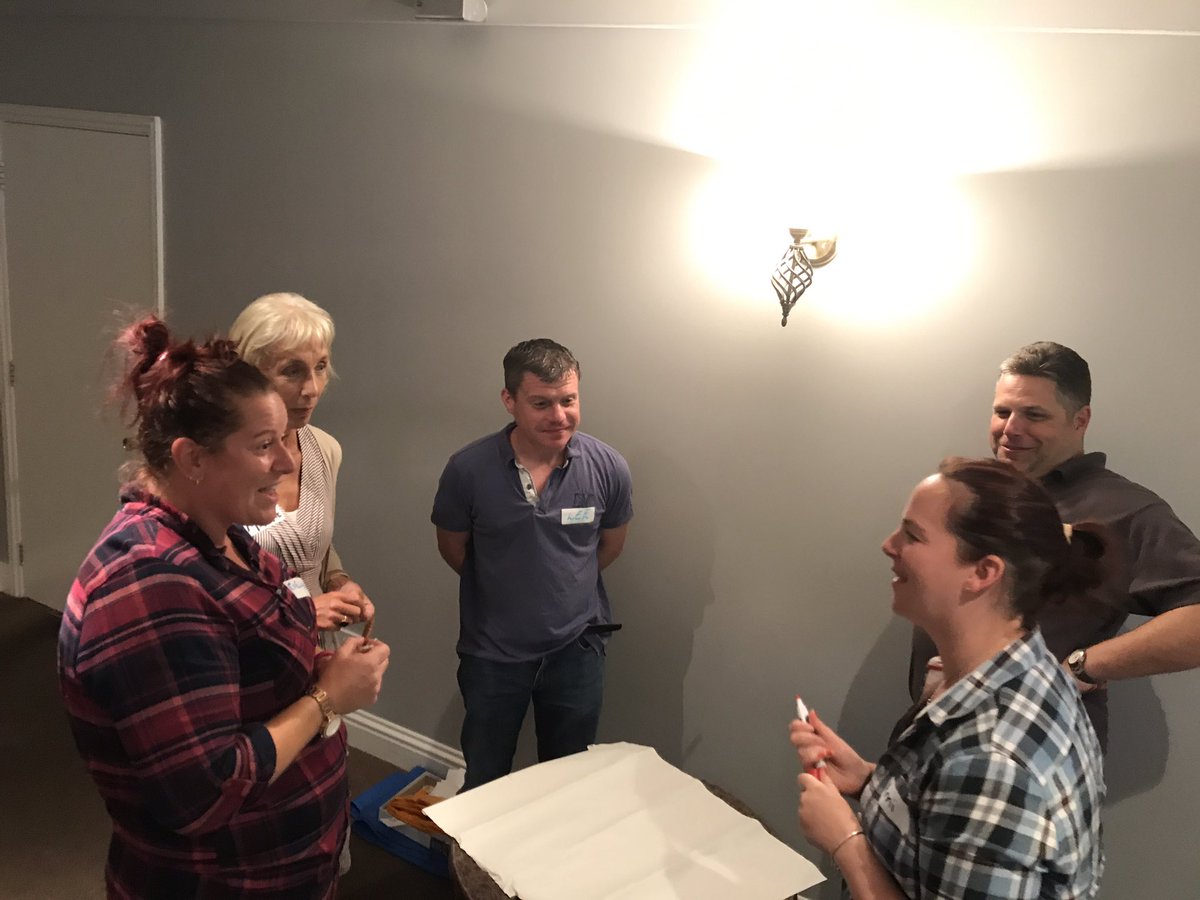 <a href="/JerseyScouts/">Jersey Scouts</a> leaders starting their tasks for Skills of Leadership Training! @UKScouting