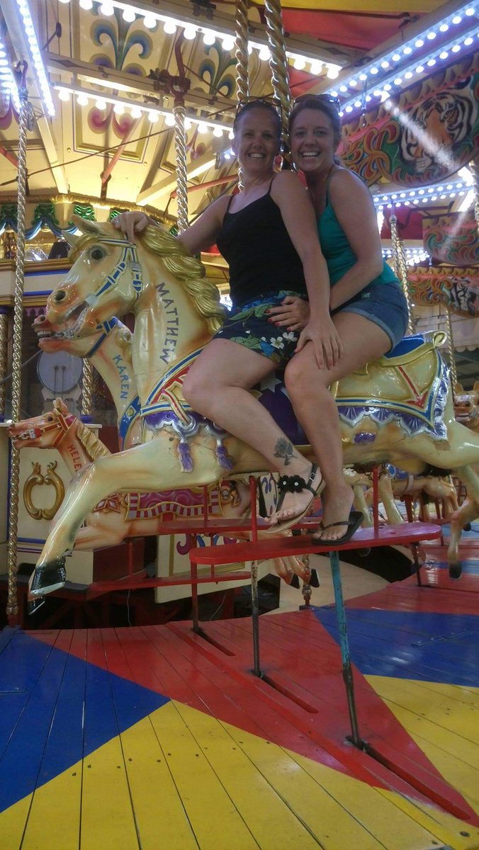 xkellykingx's tweet photo. #CarouselFun @FollyFarmWales with @ElizabethSim7 🎠 https://t.co/DAcO2rqDFx