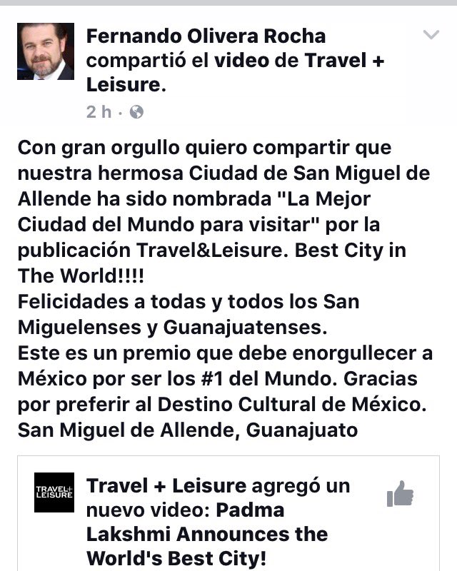 skalmex's tweet photo. Felicidades querido @ferolivera09 sin duda un gran líder #LoveSMA #World'sBestCity #GTO @AvelarBardoskal @gboliog @DISFRUTEMOSv https://t.co/TghSME6VfZ