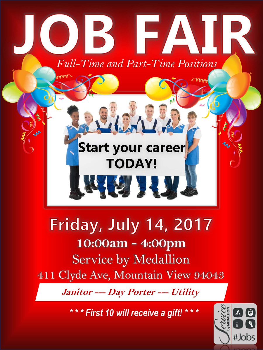 Very exciting to announce our in-house #JobFair this upcoming Friday July 14th, 2017 from 10am to 4pm at our Corporate Office #Jobs #Janitor