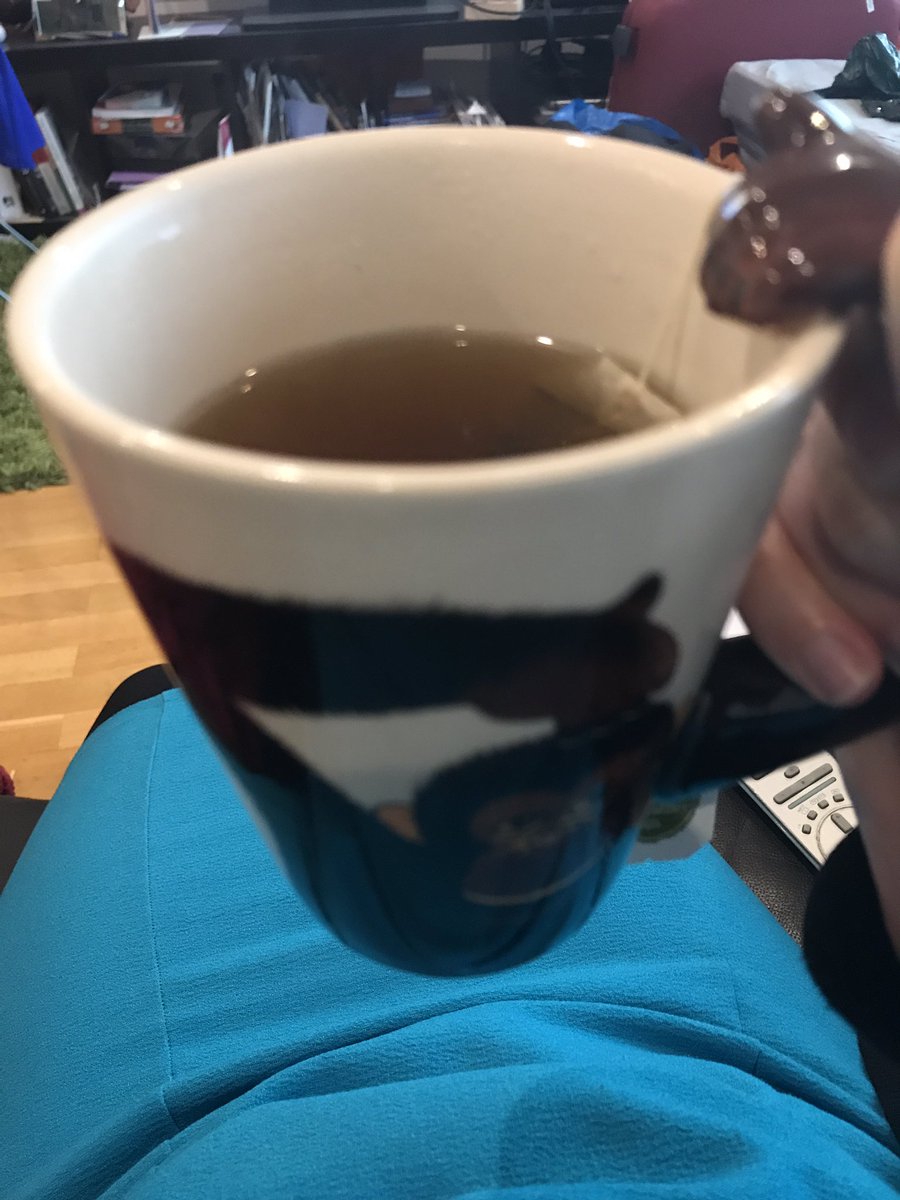 MLeardly's tweet photo. Celebratory end of PgDip peppermint tea #rocknroll #nextstopmasters https://t.co/qB4wP04WR6