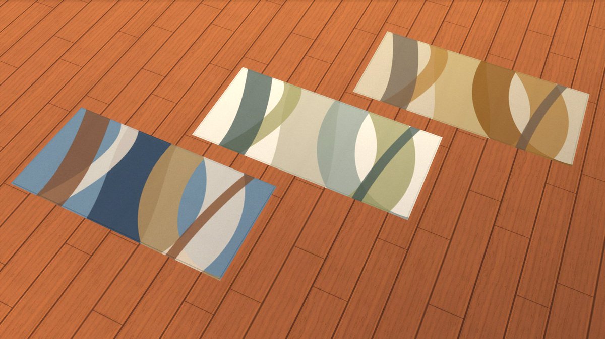 SimsNetwork's tweet image. Abstract Rugs (2x1) for #TheSims4 simsnetwork.com/downloads/the-…