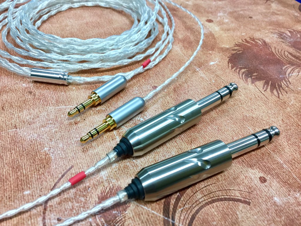 がっきー E イヤホン ラボ On Twitter Ud 503 Beyerdynamic T1 2nd用バランスケーブルオーダーメイド承りました ノ 線材 4n純銀撚り線 プラグ フルテックロジウムメッキ コネクター Bispa金メッキ 長さ 約4m 修理 カスタマイズ等のご相談はeイヤホン