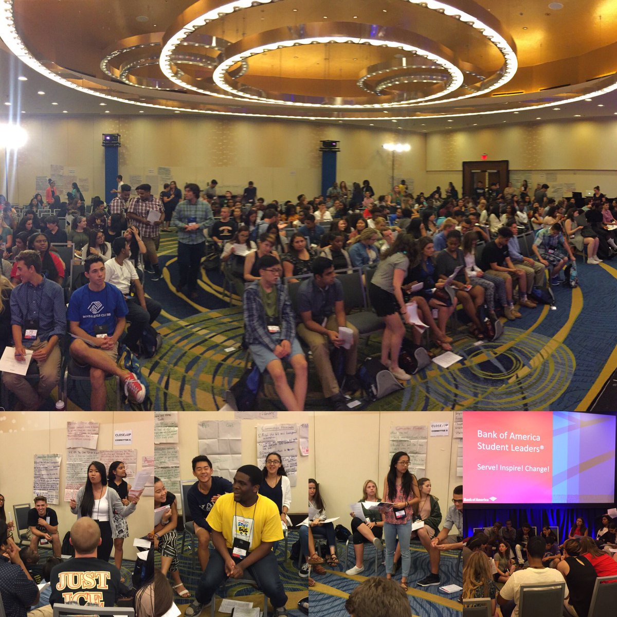 Dinogiraldo's tweet photo. Best part of the #BofAStudentLeaders is the mock congress. #Rules #Procedures #Admendment #Vote #Pros #Cons #Testimony https://t.co/RvYhvCV5ML