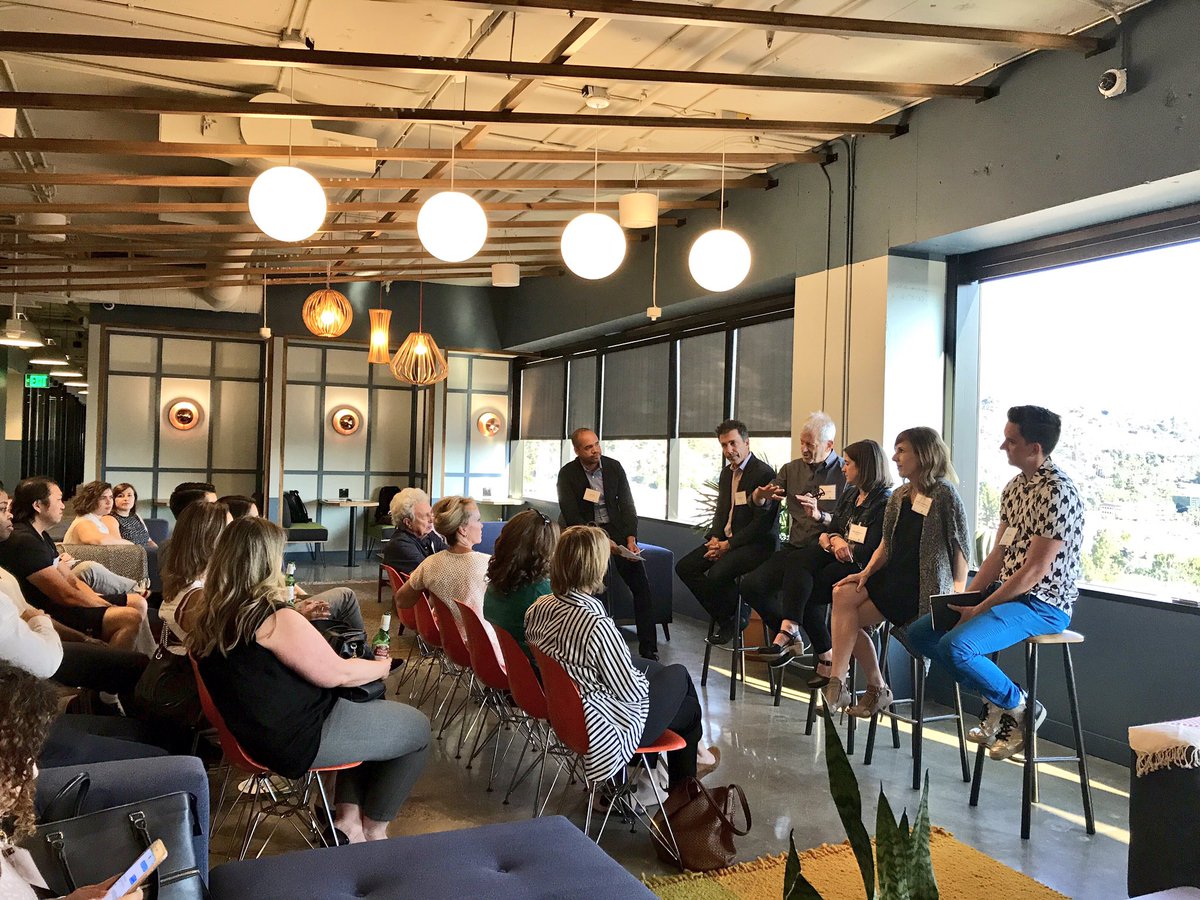 SirMoods's tweet photo. Great panel discussion on how #design contributes to the way we approach #work at @WeWork #Burbank || @SwingSpaceLLC #WorkDesignTALKS https://t.co/TXmbxIiUb9