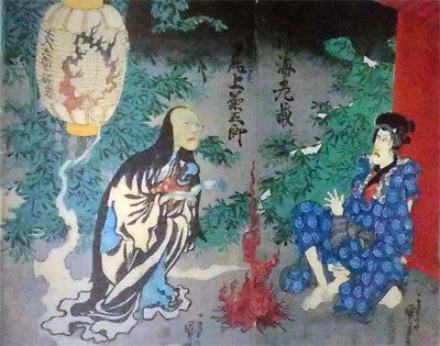 懐かしいエキスポランド。昔、夏にやってた四谷怪談や番町皿屋敷。深作