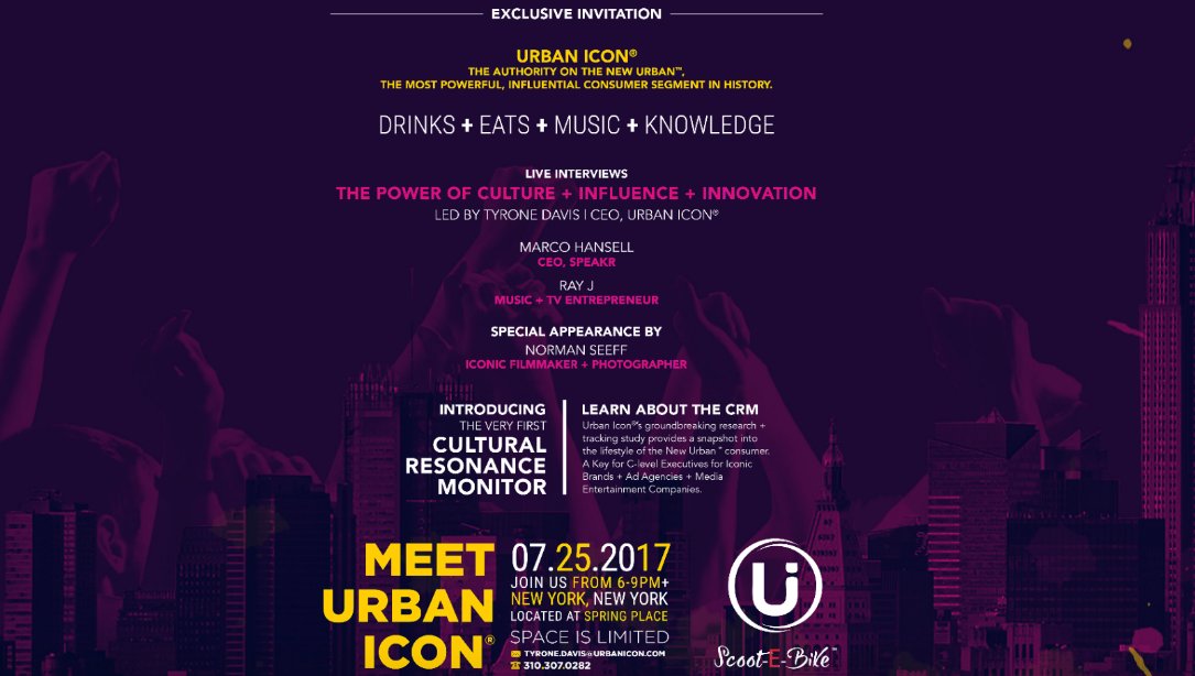 uiculture's tweet photo. On July 25th in NY, Urban Icon will be showcasing the newest urban transportation product and much more #NYCEvents #LivemoreNYC #NYC #Urban https://t.co/VJjEmJLq3O