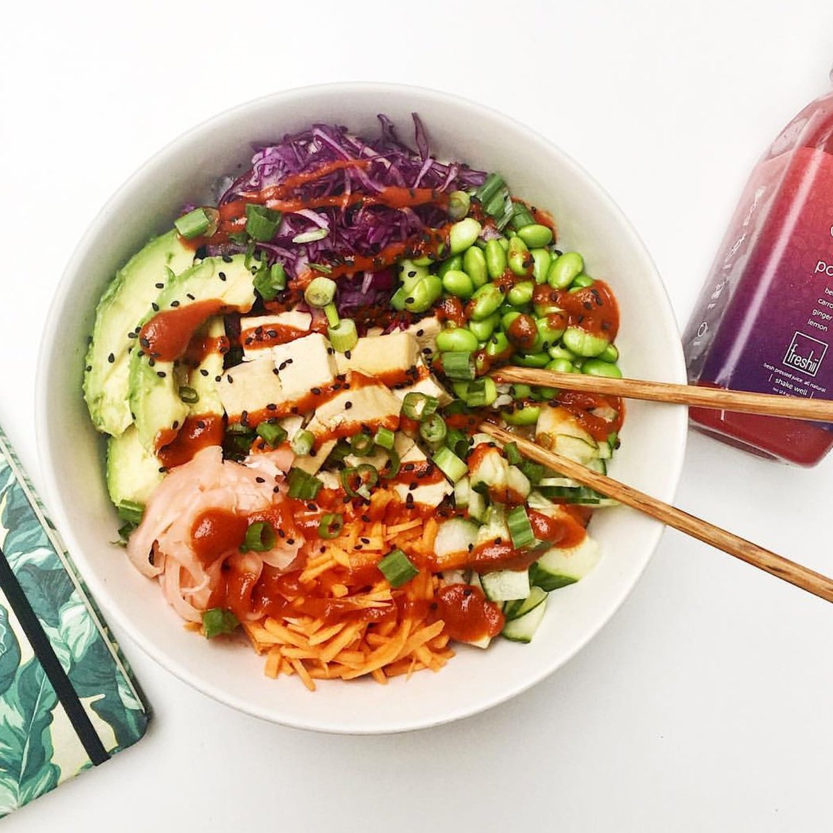 You don't have to go far to enjoy a vegan poke bowl, freshii got you covered!