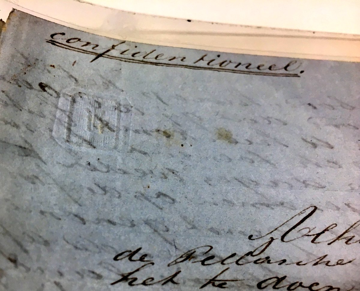 First day in the archives and already digging through confidential ('confidentioneel' in the Dutch) documents. #archivesurprises #topsecret