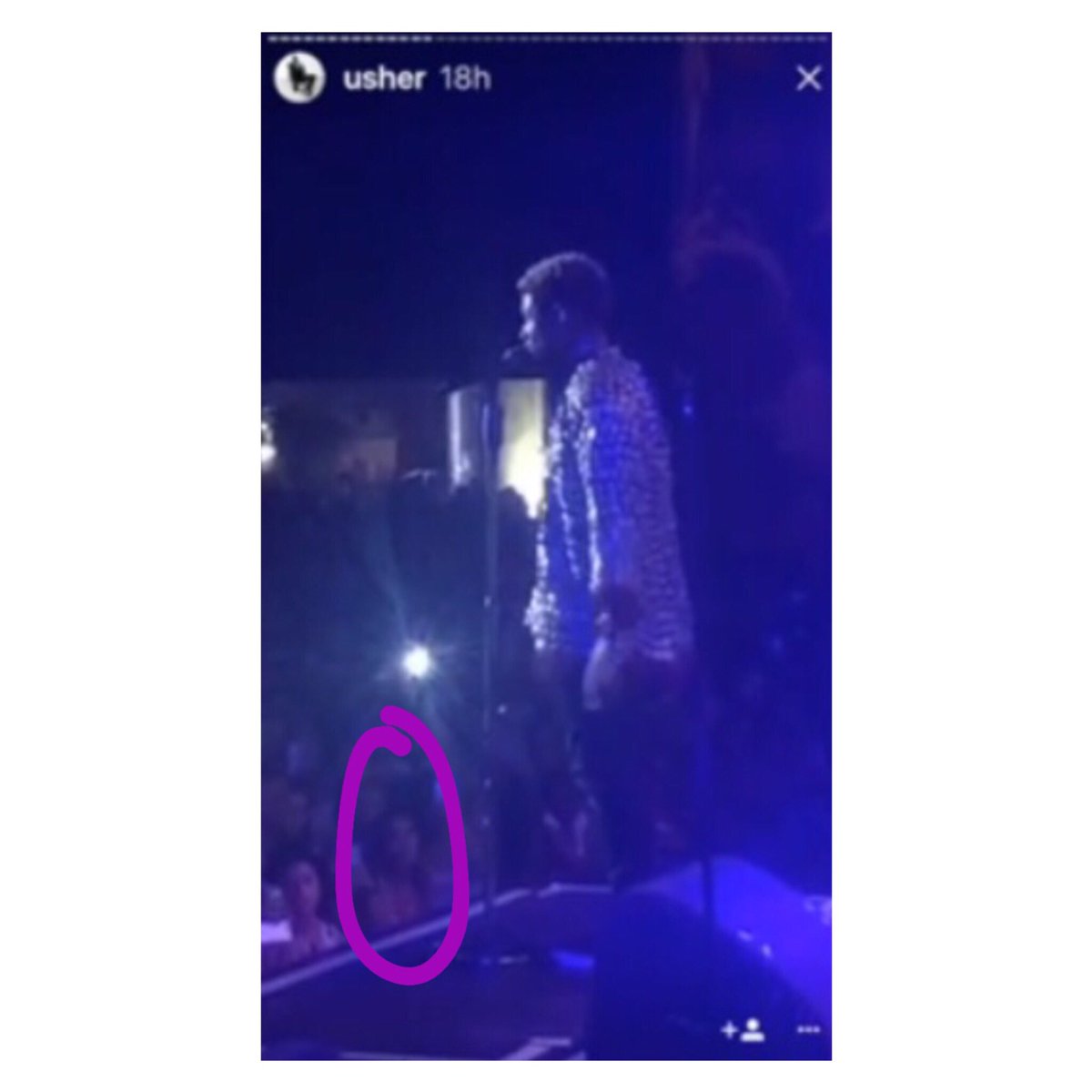 Kath_Team_UR's tweet photo. When the #Squad spots you on @Usher #IGStory 😍😍 #Frontrow #NSJ17 #TeamUsher #NoLimit #MemoriesMade https://t.co/NO0gtedKoV