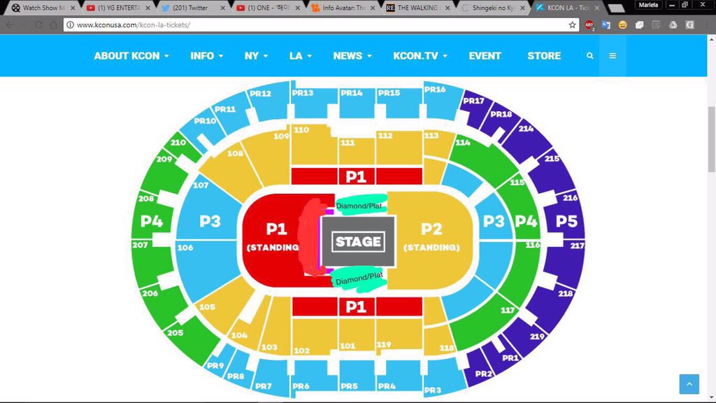 Kcon La 2017 Seating Chart